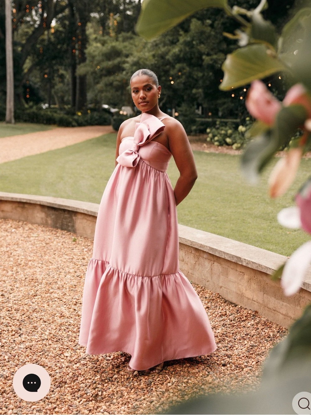 Betina Bow Front Maxi Dress
